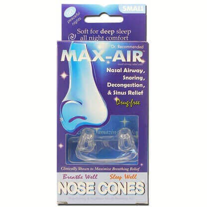 Max-Air-Nose-Cones small clear packaged product