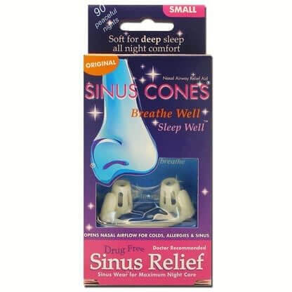 Sinus Cones small size shown packaged