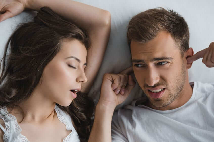 Women can snore at any age, and women snore for all the same reasons as men. It is more common for men to snore, except after menopause. After menopause, women have the same incidence of snoring as men.