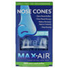 Max-Air Nose Cones medium size, clear material, two pair per packaged product