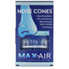 Max-Air Nose Cones small size, clear material, two pair per packaged product